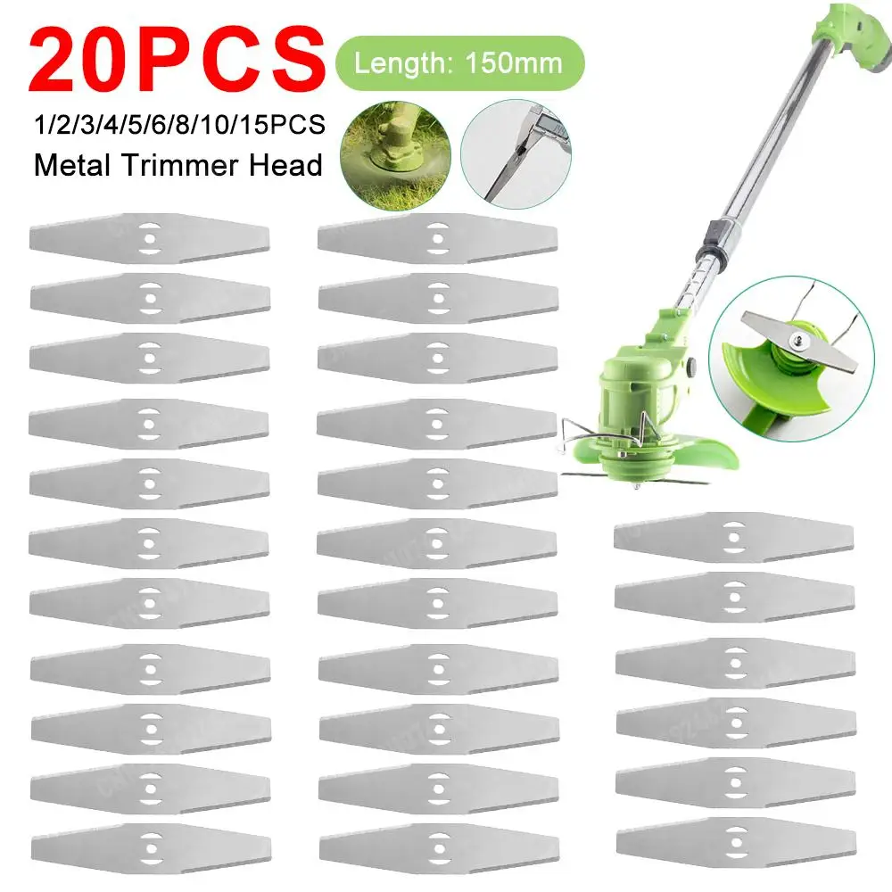 Gardening Tools Grass Cutter - 150mm Replacement Saw Blades Metal Grass