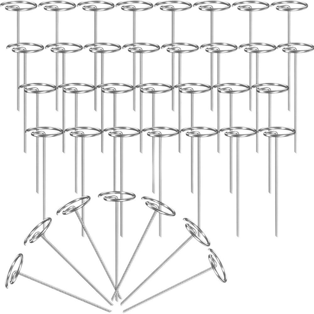 Gardening Tools For Weeds - 50Pcs Garden Tools G-Type Ground Stakes