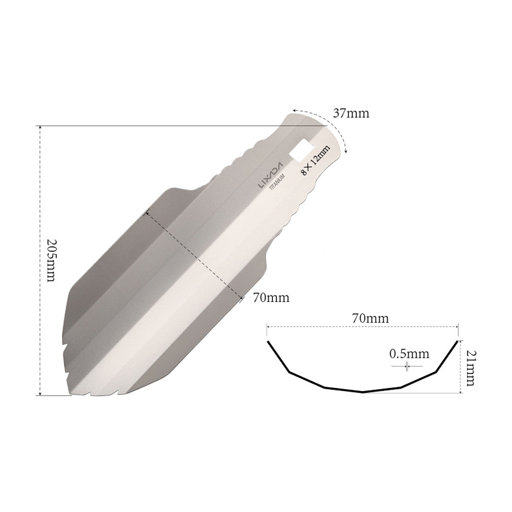 Lixada Titanium Garden Hand Sh - огляд і ціна Garden Hand Trowel