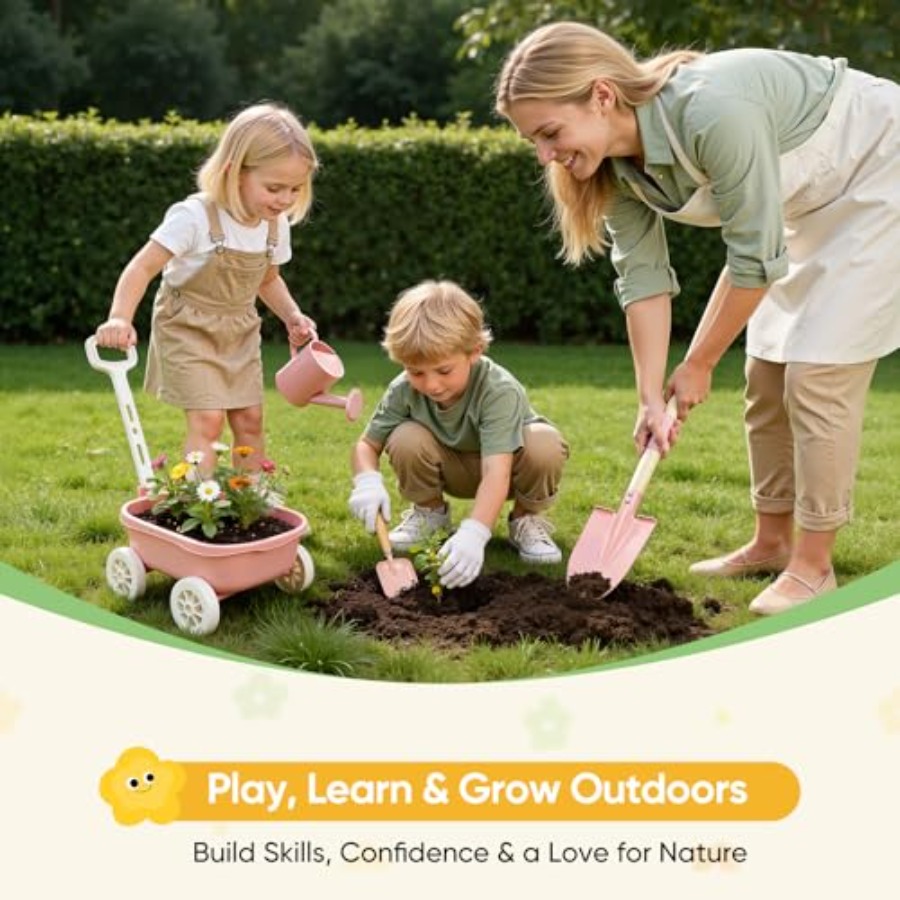 Gardening Set with Wheelbarrow - огляд і ціна Gardening Tools In Japan
