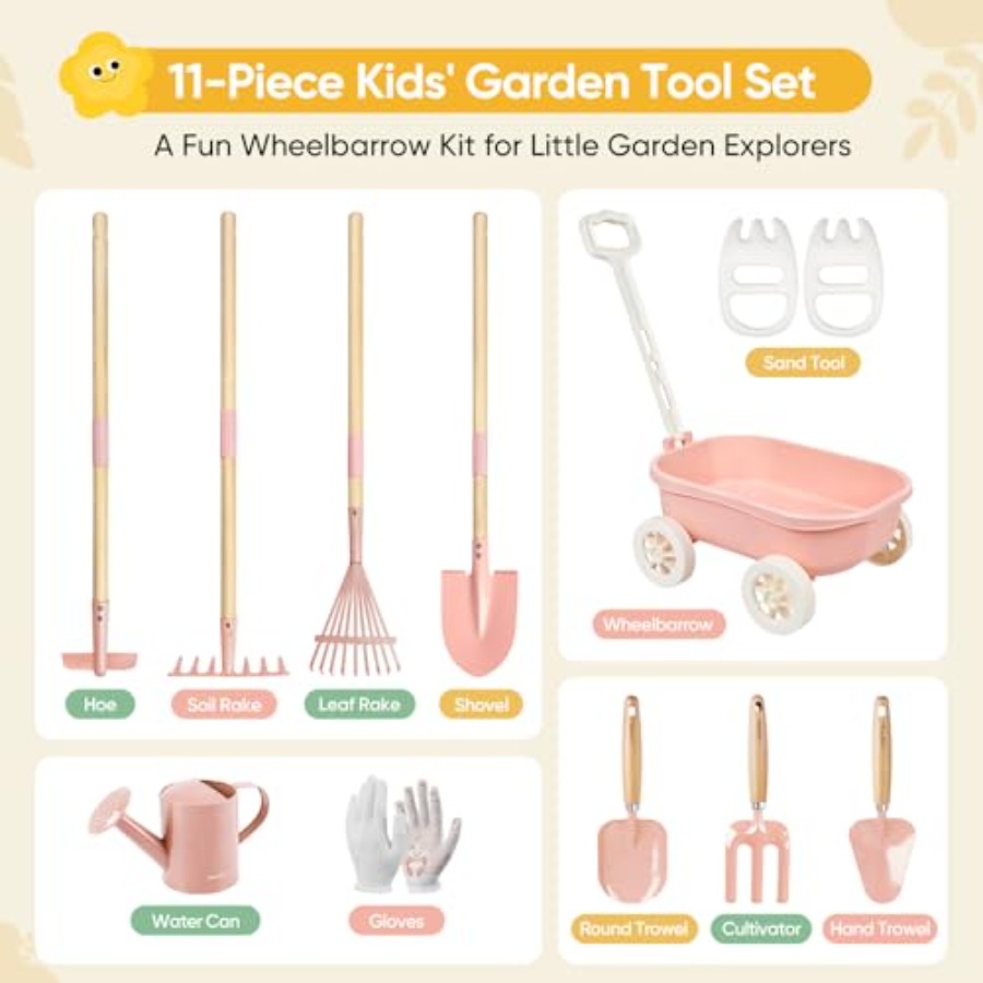 Gardening Set with Wheelbarrow - огляд і ціна Gardening Tools In Japan