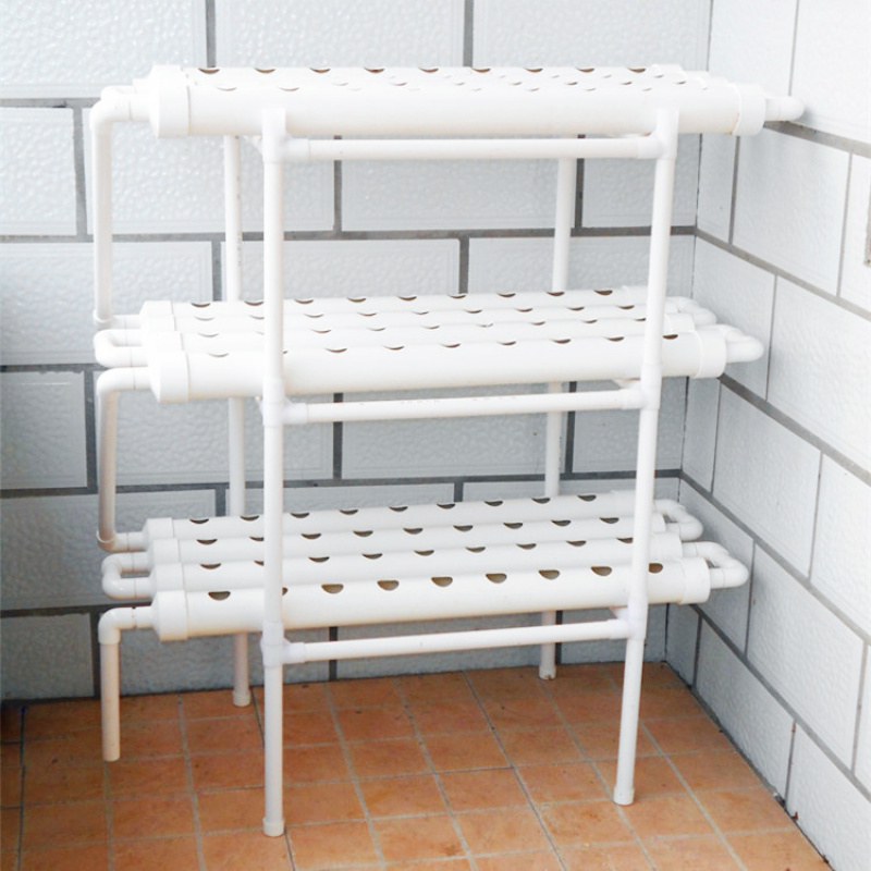 3 Tier PVC Pipe Hydroponics Gr - огляд і ціна Hydroponic System