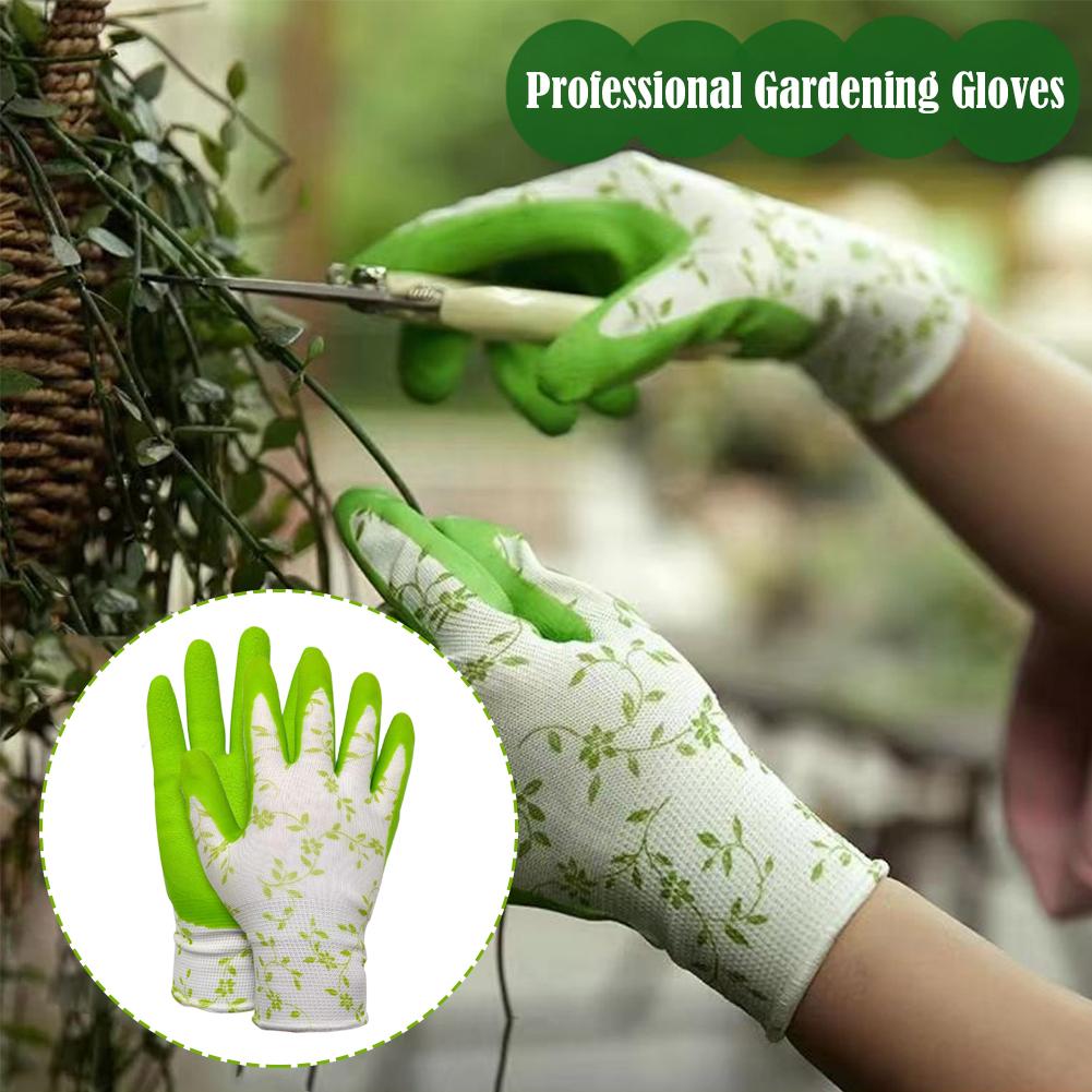 Latex Foam Printed Gardening G - огляд і ціна Garden Gloves Thorn Proof
