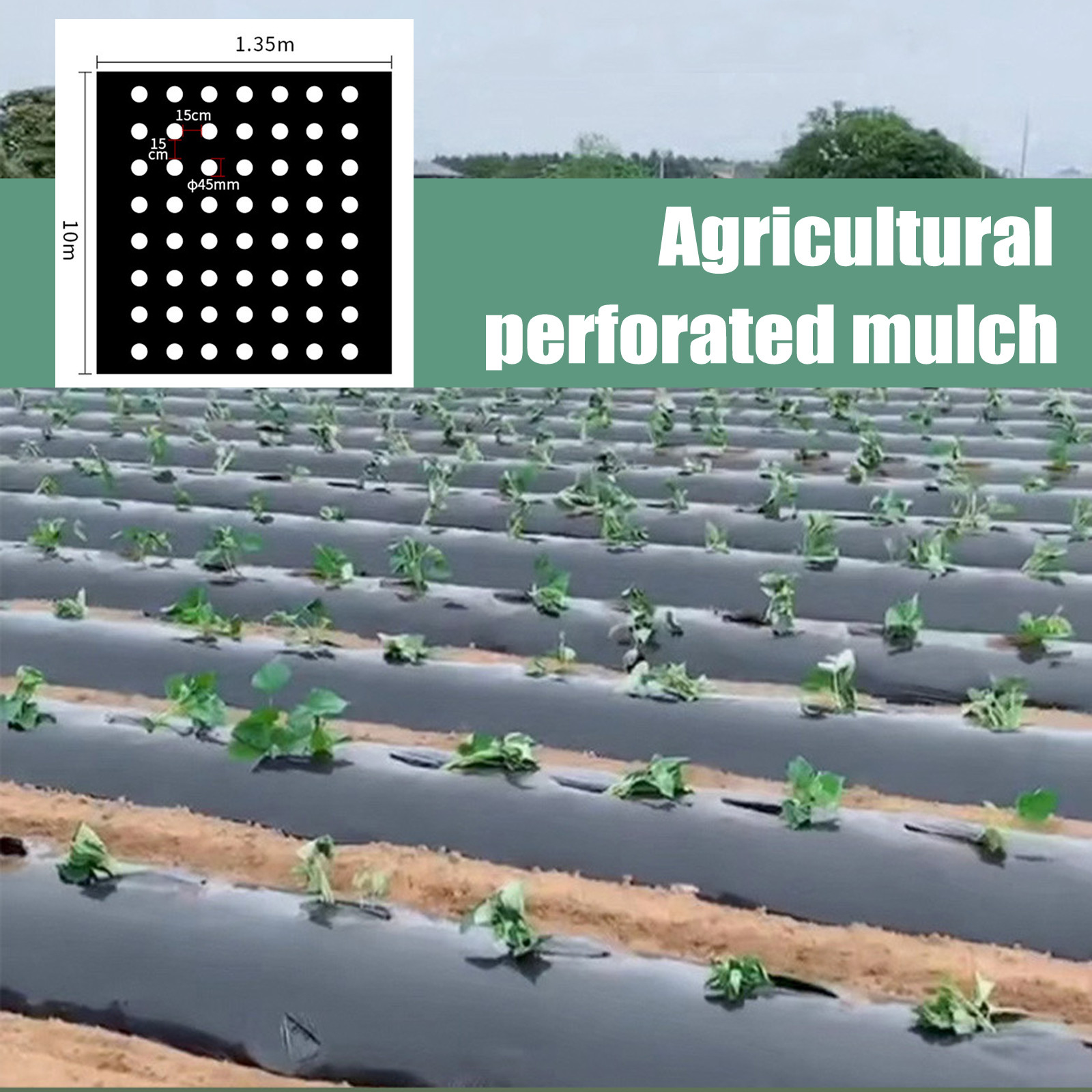 PE Perforated Mulch Film Farm  - огляд і ціна Gardening Tools For Weeds