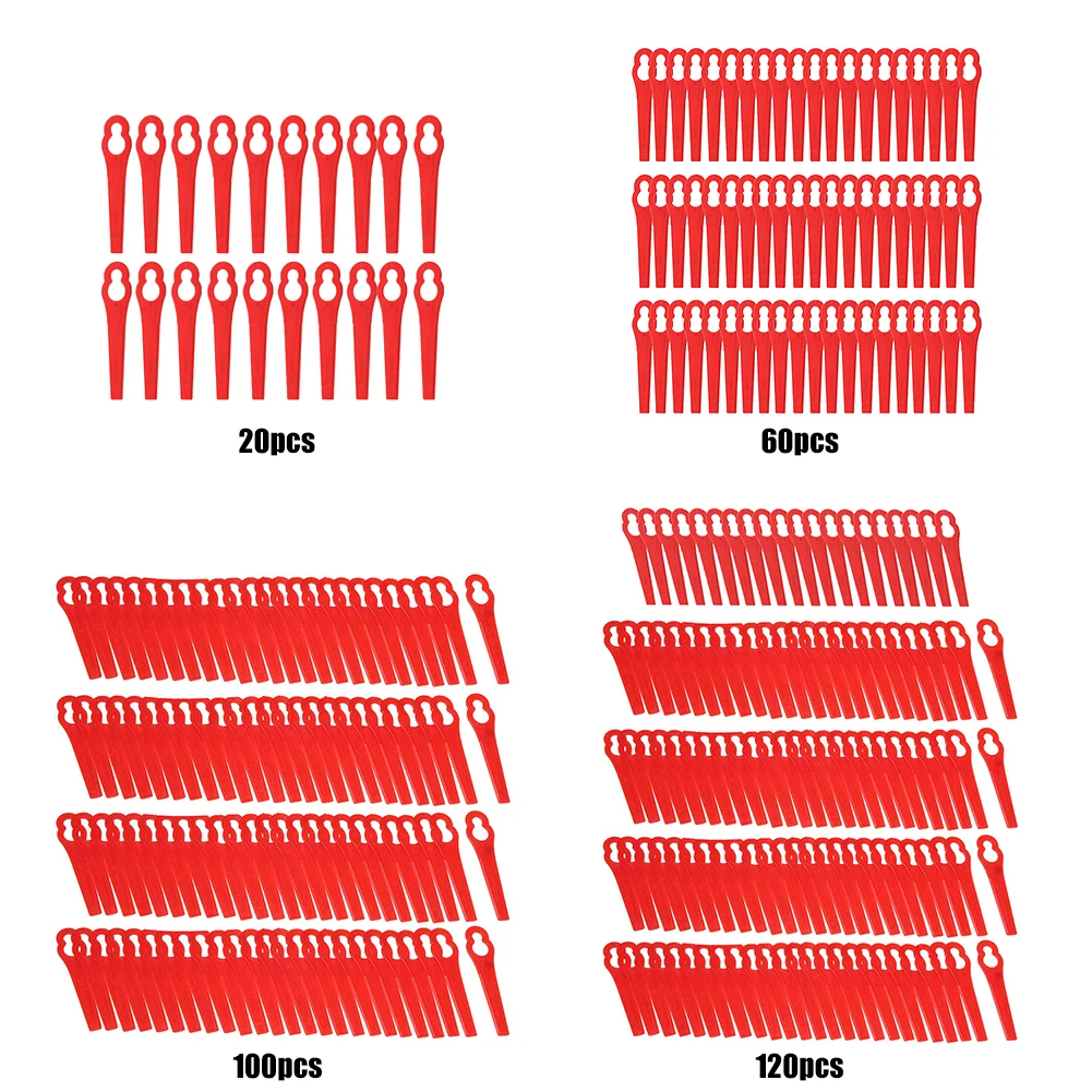 20/60/100/120Pcs Strimmer Blad - огляд і ціна Gardening Tools Grass Cutter