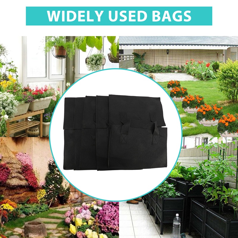 5 Pack Fabric Raised Garden Be - огляд і ціна Grow Bags