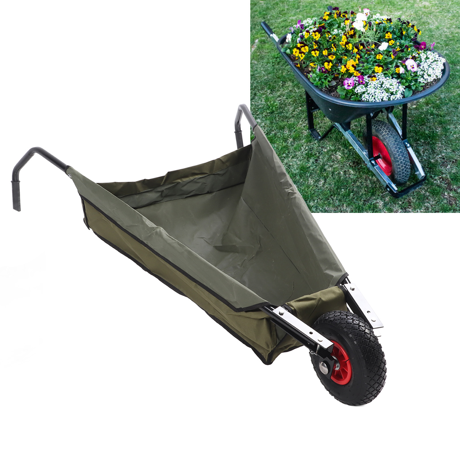 Garden Wheelbarrow Collapsible - огляд і ціна Grow Bags