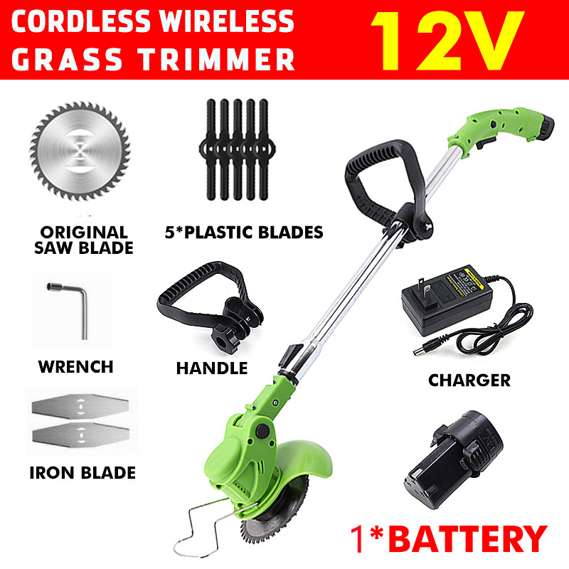 High Power Rechargeable Lithiu - огляд і ціна Gardening Tools Grass Cutter