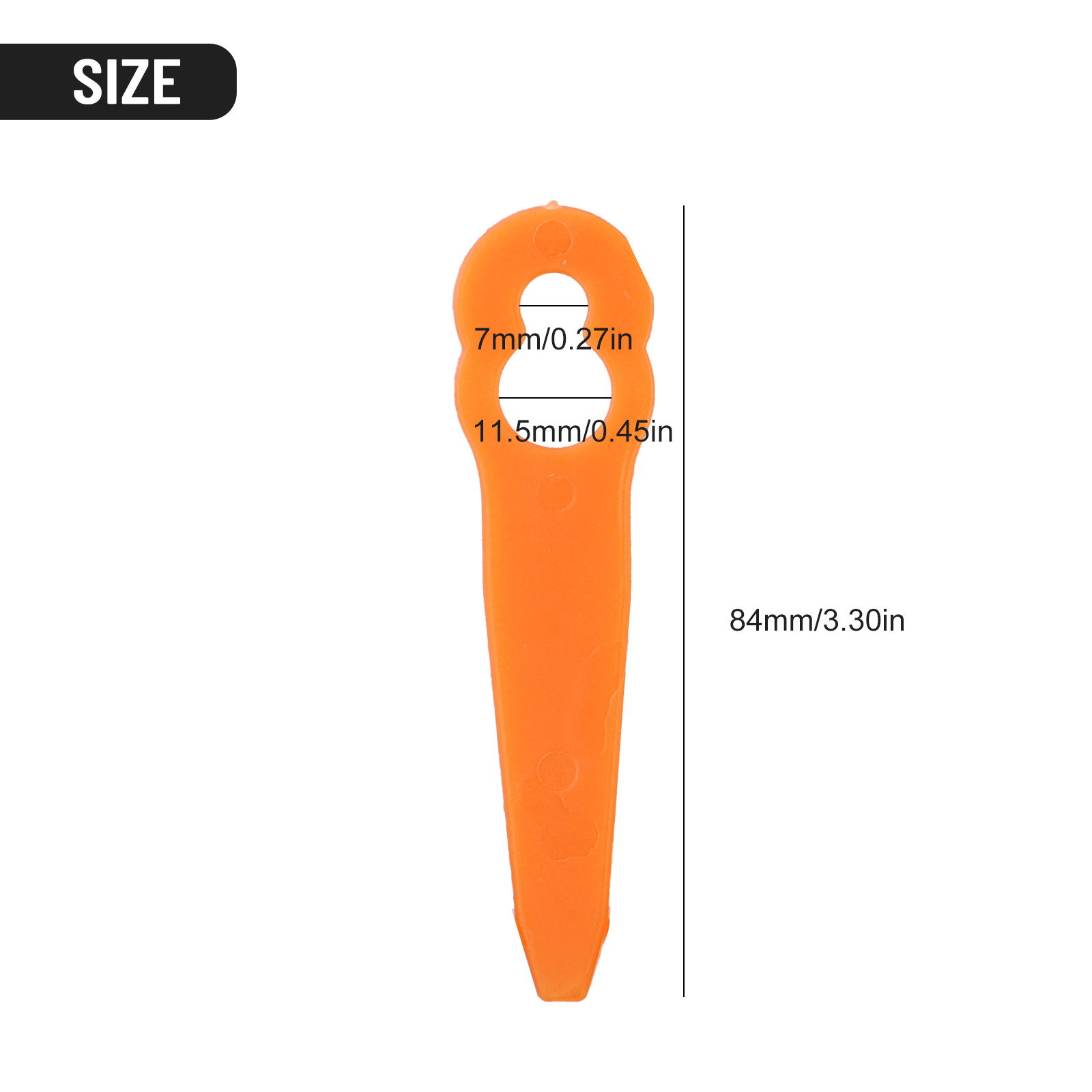 100PCS Plastic Replacement Bla - огляд і ціна Gardening Tools Grass Cutter