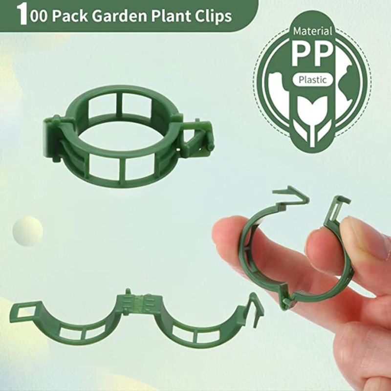 100 PCS/ Plant Support Clip Pl - огляд і ціна Gardening Tools Range