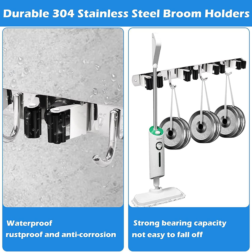 Stainless Steel Mop and Broom  - огляд і ціна Gardening Tools Organiser
