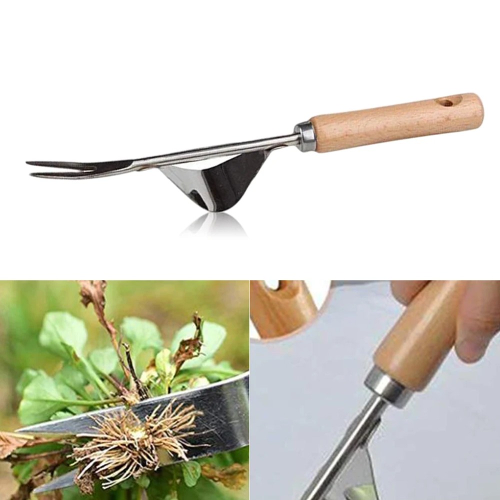 1pcs Wood Handle Stainless Ste - огляд і ціна Gardening Tools Sale