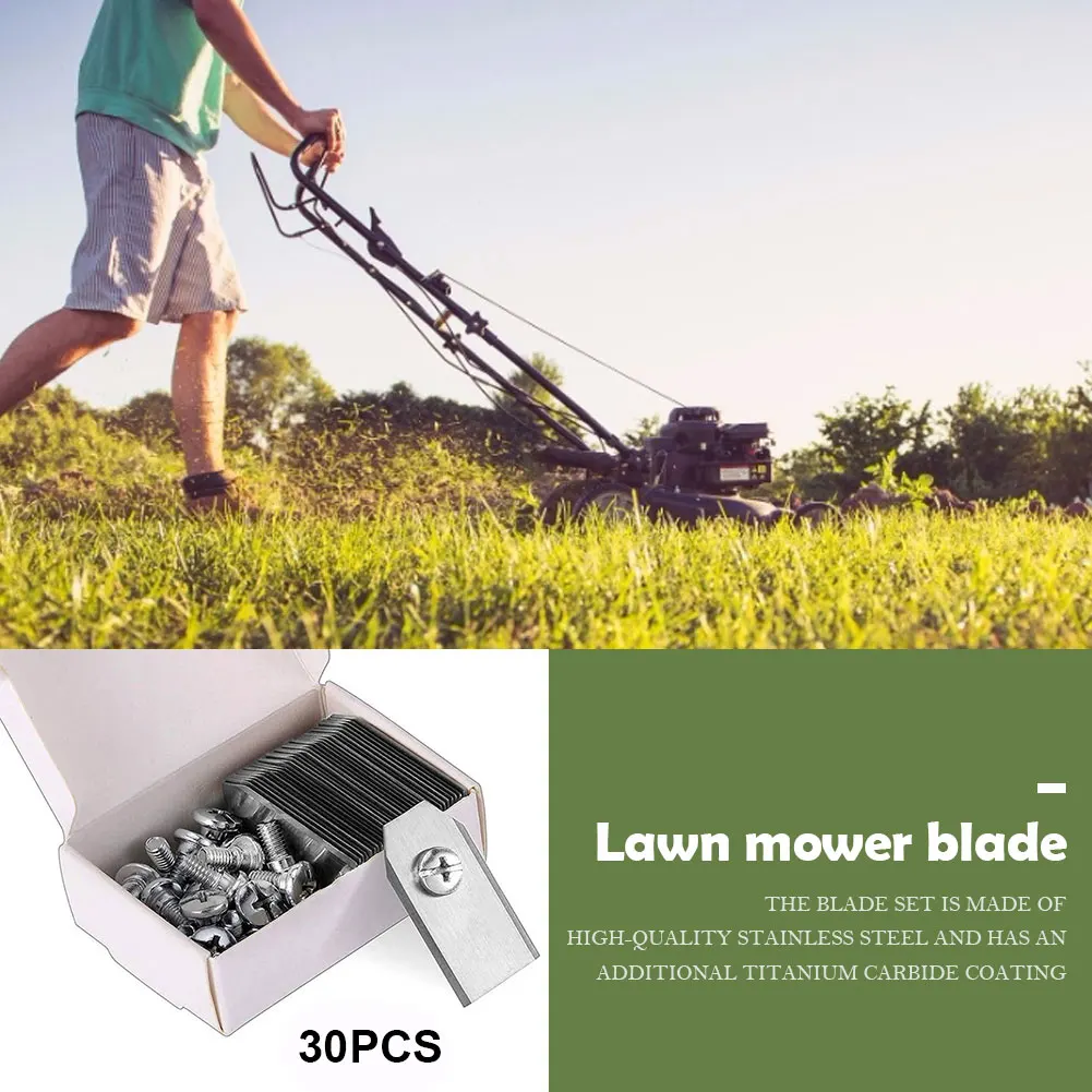 30PCS Lawn Mower Cutting Blade - огляд і ціна Gardening Tools Grass Cutter