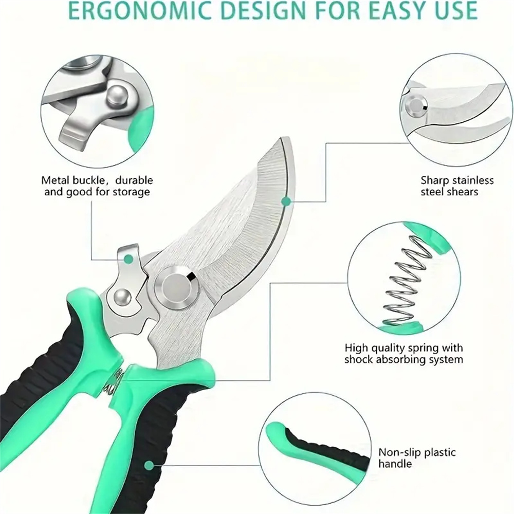 Bypass Pruner Stainless Steel  - огляд і ціна Gardening Tools Scissors